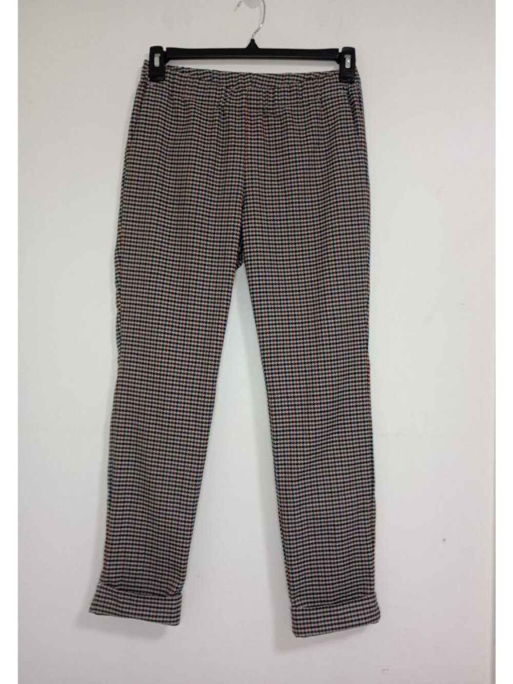 J.Jill Pants Houndstooth Stretch Pull-On Size 8 Multicolor Womens